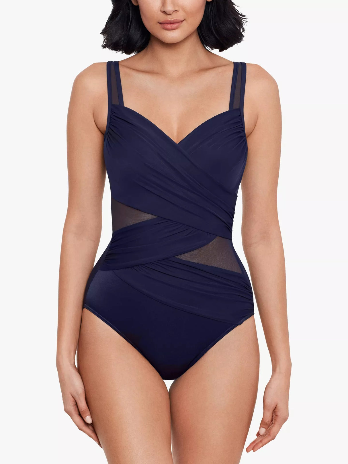 Miraclesuit Madero Network One Piece Body Shaping Swimsuit - Midnight - UK16