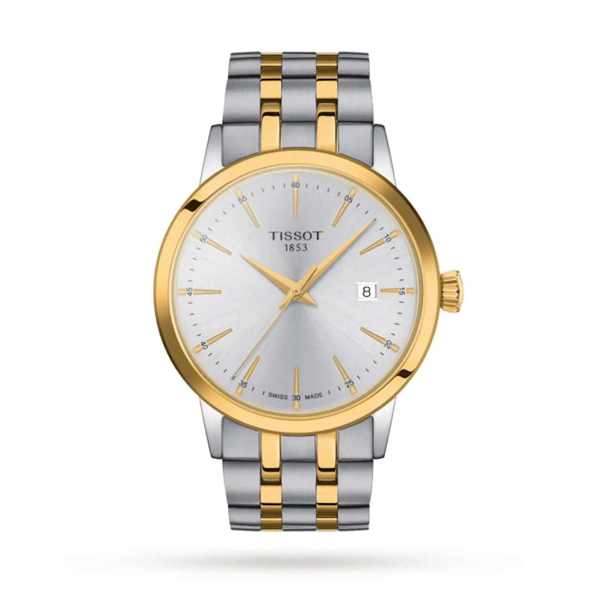 Tissot Men's Classic Dream Stainless Steel 42mm Quartz Watch - Silver/Gold