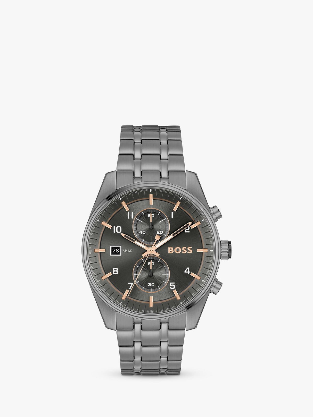 HUGO BOSS 1514153 Men's Skytraveller Chronograph Date 44mm Watch - Grey