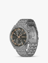 HUGO BOSS 1514153 Men's Skytraveller Chronograph Date 44mm Watch - Grey