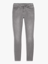 7 For All Mankind Women's High Waist Skinny Slim Fit Jeans - Grey - Size 28
