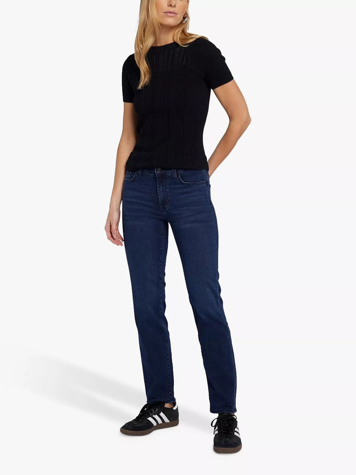 7 For All Mankind Roxanne Skinny Mid-Rise Bair Jeans - Park Avenue - Size 30