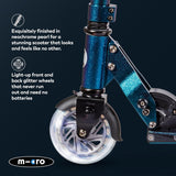Micro Scooters Sprite Pearlised Age 5-12 LED Light Up Wheels Scooter - Green