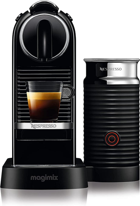 Nespresso 11317 CitiZ & Milk Capsule Pod Coffee Machine by Magimix - Black - Kazoop 