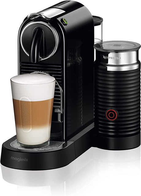 Nespresso 11317 CitiZ & Milk Capsule Pod Coffee Machine by Magimix - Black - Kazoop 