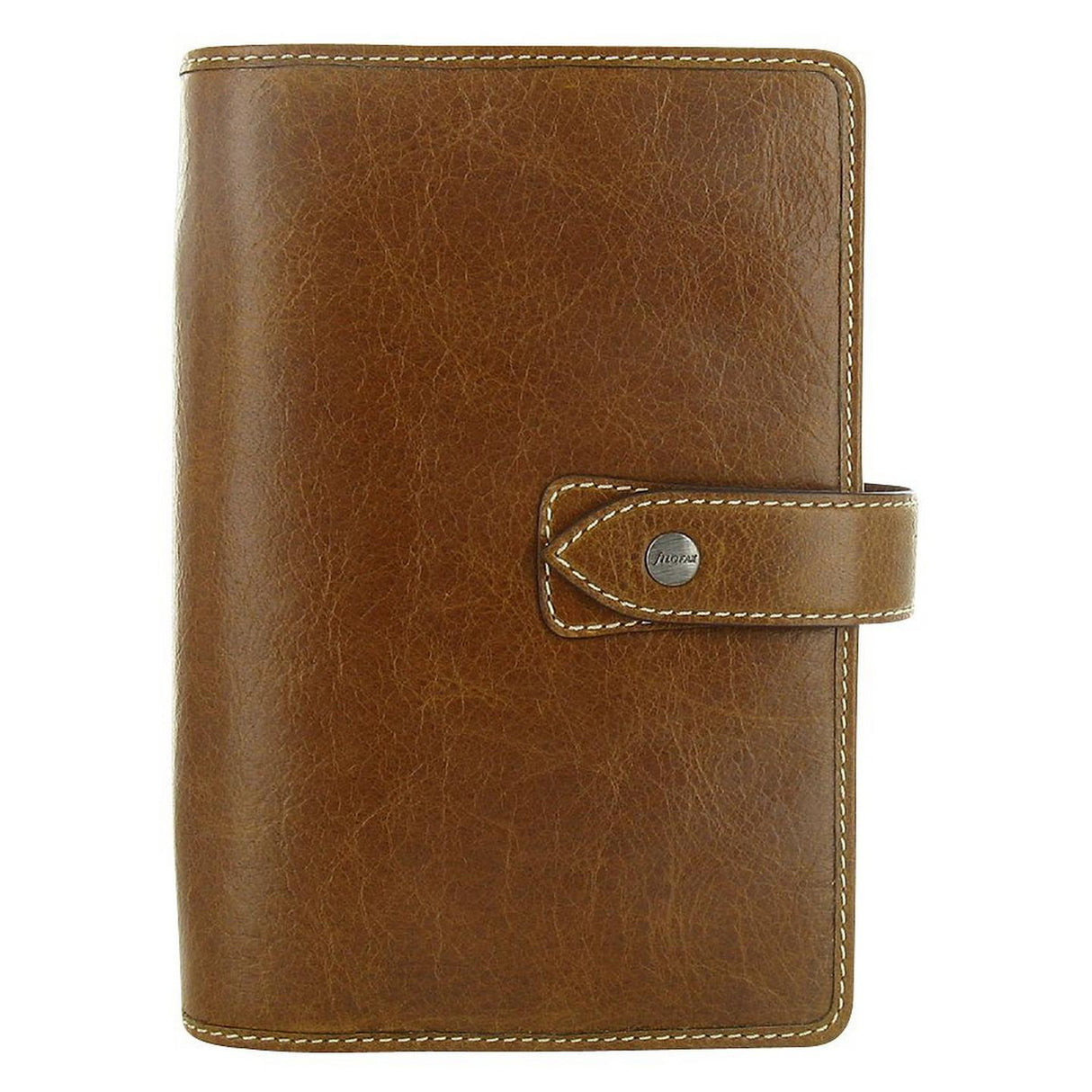 Filofax Leather Malden Personal Organiser Wallet Divider - Ochre/Brown