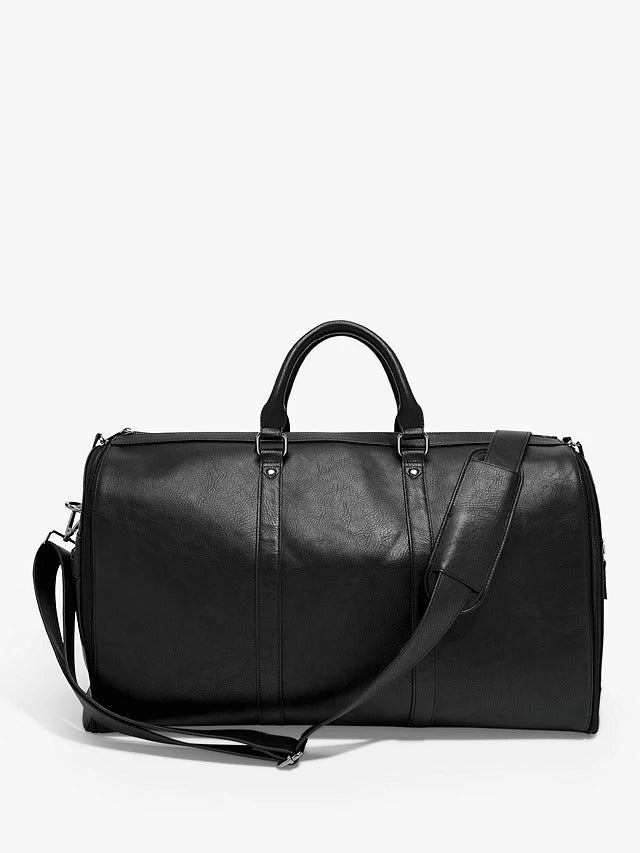 Stackers Weekend Suit Travel Holdall with Shoulder Strap - Black - Kazoop 