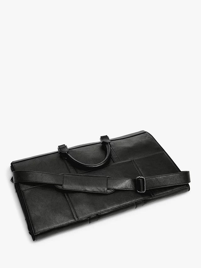 Stackers Weekend Suit Travel Holdall with Shoulder Strap - Black - Kazoop 