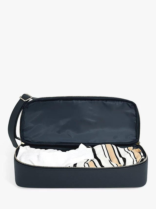 Stackers Plain Organisation Laptop Handbag up to 13" Laptops - Navy - Kazoop 