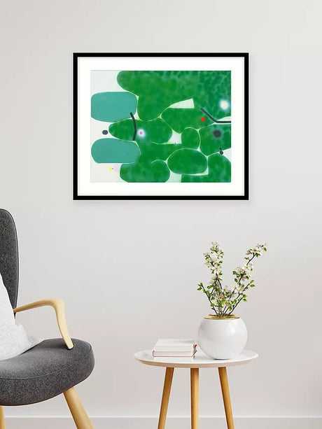 Tate Victor Pasmore 'The Green Earth' Wood Framed Print 53 x 63cm - Green - Kazoop 