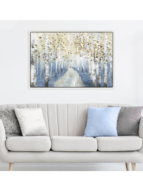 John Lewis Allison Pearce 'New Path I' Framed Print 64 x 94cm - Blue/Multi