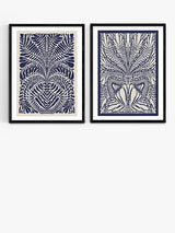 EAST END PRINTS Alisa Galitsyna 'Foliage' Framed Print Black Frame Set of 2