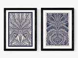 Alisa Galitsyna 'Foliage' Framed Print Set of 2 83.4 x 63.4cm - Black Frame