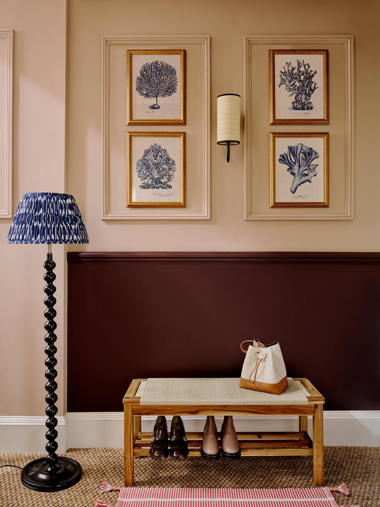 John Lewis Melissa Wang 'Sea Coral Study' Framed Prints Set of 4 - 47 x 37cm