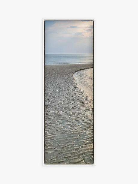 Mike Shepherd Shimmering Light Seascape Triptych Framed Canvas - Set of 3 - Kazoop 