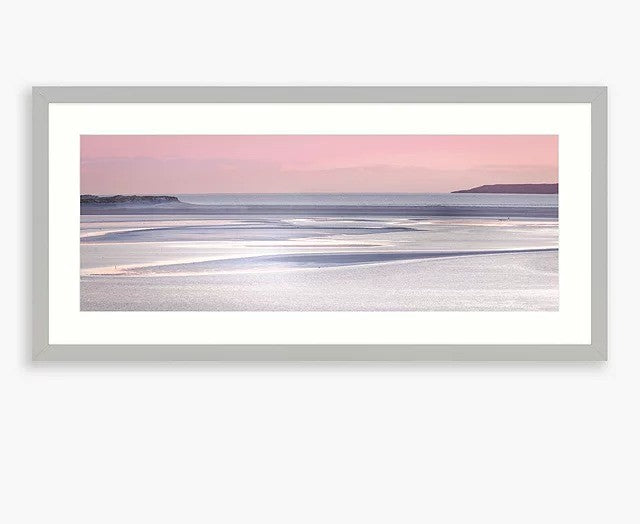 John Lewis Lynne Douglas 'Silver Sands' Framed Print & Mount 49.5 x 104.5cm - Kazoop 