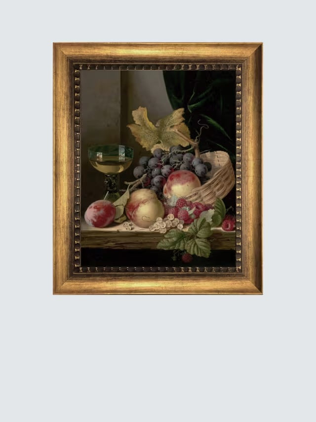 Brookpace Lascelles 'Still Life Autumn Fruits' Framed Canvas Print 64 x 54cm