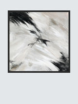 John Lewis Yharnna 'Aurora' Square Framed Canvas Print 104 x 104cm - Black