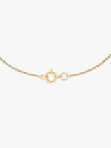 IBB 9ct Solid Yelloow Gold Simple Cross Design Pendant 46cm Necklace - Gold