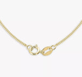IBB 9ct Solid Yellow Gold St Christopher Unisex Adult Pendant Necklace 51cm