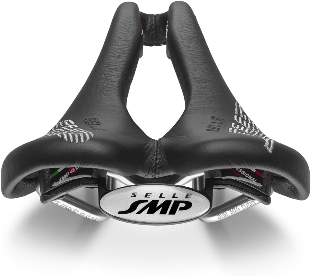 Selle SMP Nymber Genuine Leather Road Bike Lightweight Saddle 285g - Black