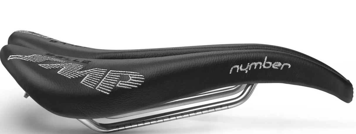 Selle SMP Nymber Genuine Leather Road Bike Lightweight Saddle 285g - Black
