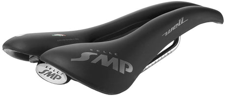 Selle SMP Well Cycling Bicycle Saddle Unisex Intermediate Padding - Black - Kazoop 