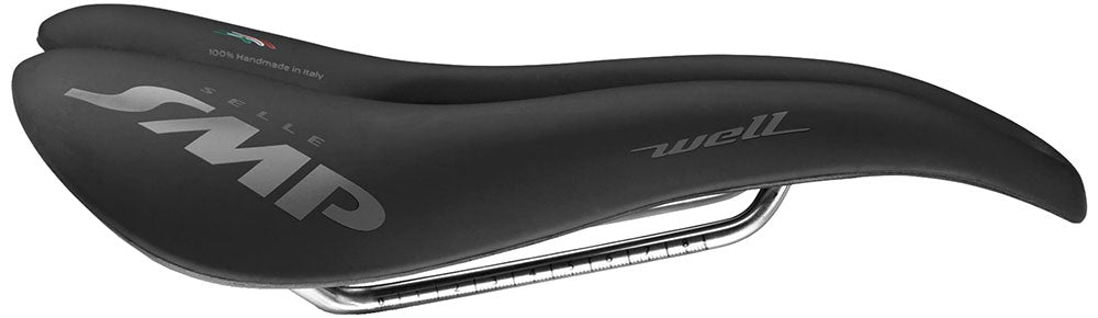 Selle SMP Well Cycling Bicycle Saddle Unisex Intermediate Padding - Black - Kazoop 
