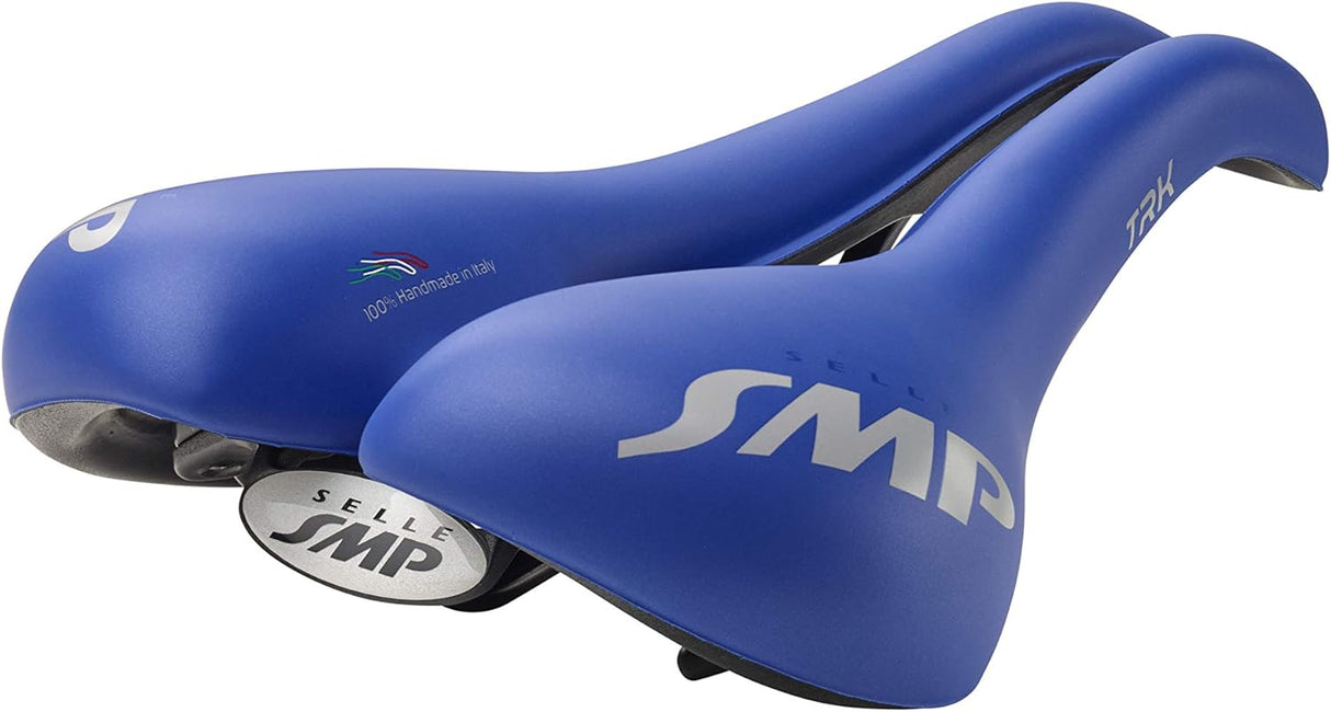 Selle SMP TRK Ergonomic Design Saddle Large - Matt Blue - Kazoop 