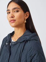 Weekend MaxMara Erio Women's Quilted Regular Button Coat - Navy - Size 8