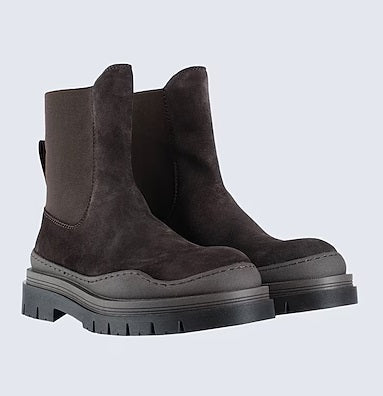 See By Chloé Women's Alli Suede Chelsea Ankle Boots - Dark Brown - UK6