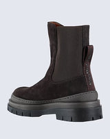 See By Chloé Women's Alli Suede Chelsea Ankle Boots - Dark Brown - UK6