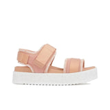 See by Chloé Womens Pipper 45mm Textile Platform Sandals Salmon Pink - 38