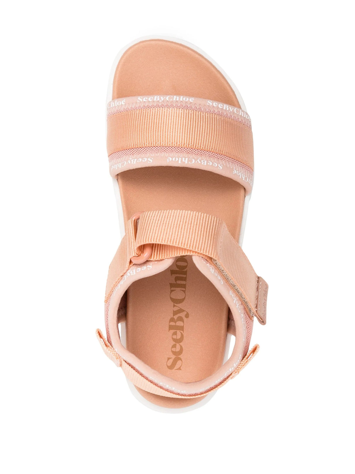 See by Chloé Womens Pipper Open Tip Platform Sandals Rose Size 39EU - 6UK