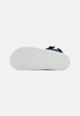See by Chloé Womens Pipper 45mm Textile Platform Sandals - Blue Size 38