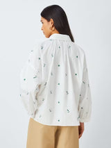 Weekend MaxMara Women's Gilly Embroidered Botanical Shirt - White - UK 10