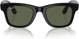 Meta Ray-Ban Meta Wayfarer Unisex Smart Sunglasses - Shiny Black/G15 Green