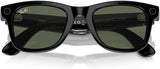 Meta Ray-Ban Meta Wayfarer Unisex Smart Sunglasses - Shiny Black/G15 Green