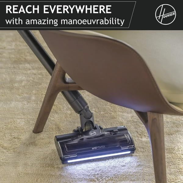 Hoover HF2 Cordless Bagless Stick Vacuum Cleaner - Black/Cherry Magenta - Kazoop 