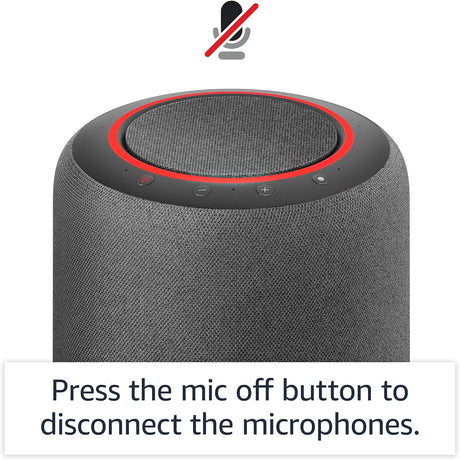 Amazon Echo Studio Wi-Fi Bluetooth Smart Speaker with Alexa - Charcoal