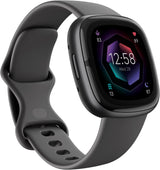 Fitbit Sense 2 Health & Fitness GPS Smartwatch - Shadow Grey/Graphite - Kazoop 