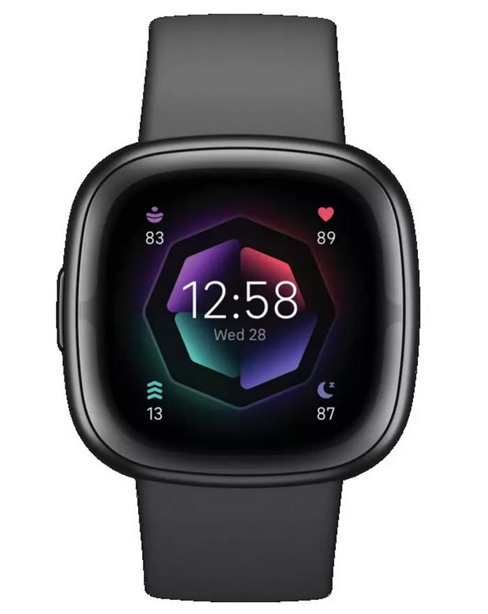 Fitbit Sense 2 Health & Fitness GPS Smartwatch - Shadow Grey/Graphite - Kazoop 