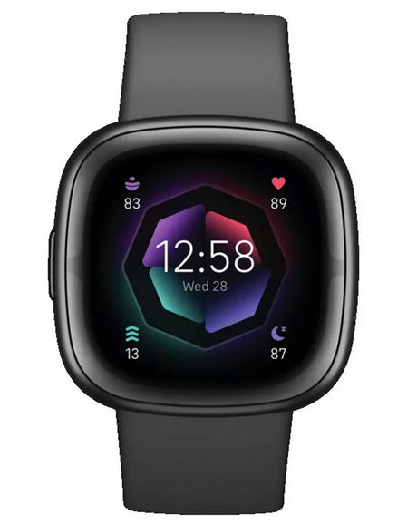 Fitbit Sense 2 Health & Fitness GPS Smartwatch - Shadow Grey/Graphite - Kazoop 