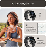 Fitbit Sense 2 Health & Fitness GPS Smartwatch - Shadow Grey/Graphite - Kazoop 
