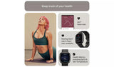 Fitbit Versa 4 Fitness Smartwatch 28.38mm GPS FB523BKBK - Graphite/Black