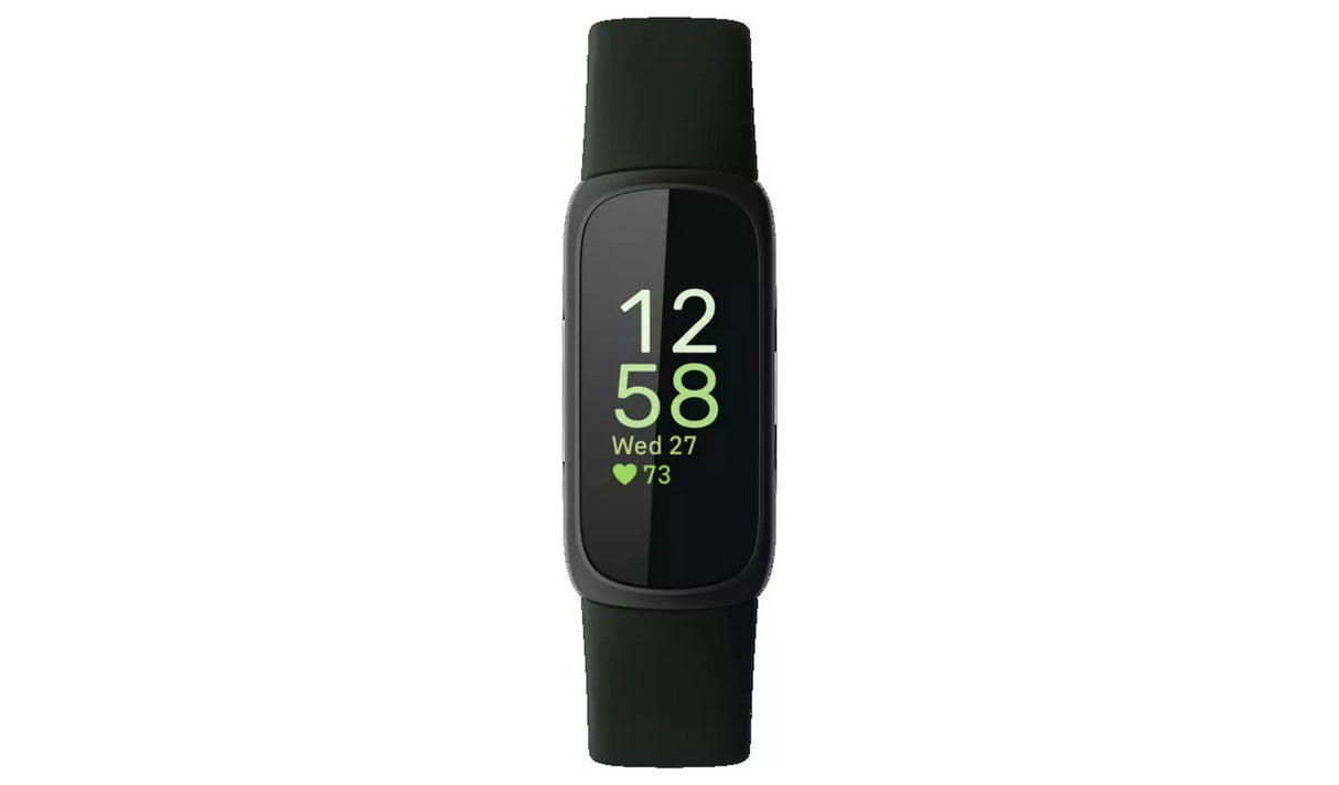 Fitbit Inspire 3 Fitness Tracker 16.07mm Touchscreen iOS/Android - Black - Kazoop 