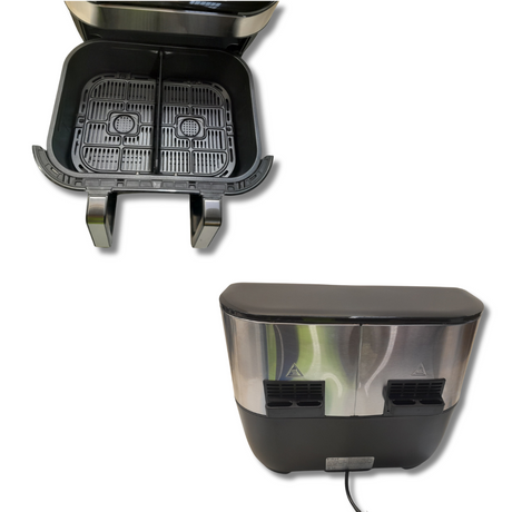 Instant Vortex Plus ClearCook Versazone Air Fryer 8.5L - Stainless Steel - Kazoop 