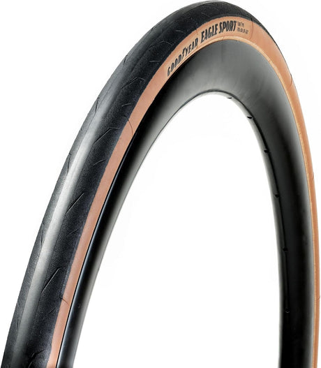 Tire Eagle Sport 700 x 25c Dynamic Pace Folding Road Bike Tyre - Black/Tan