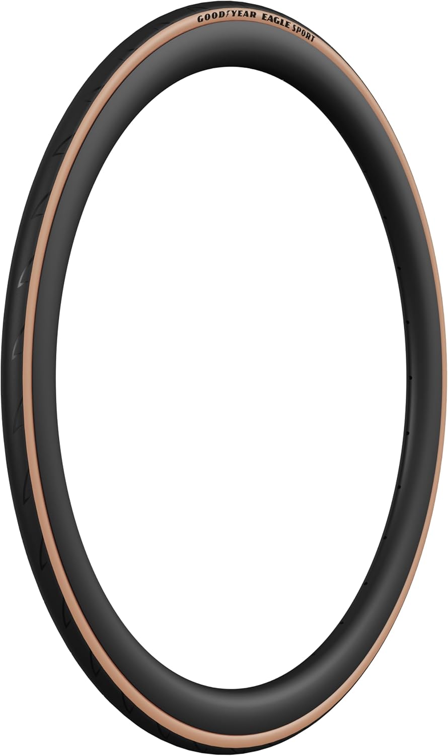 Tire Eagle Sport 700 x 25c Dynamic Pace Folding Road Bike Tyre - Black/Tan