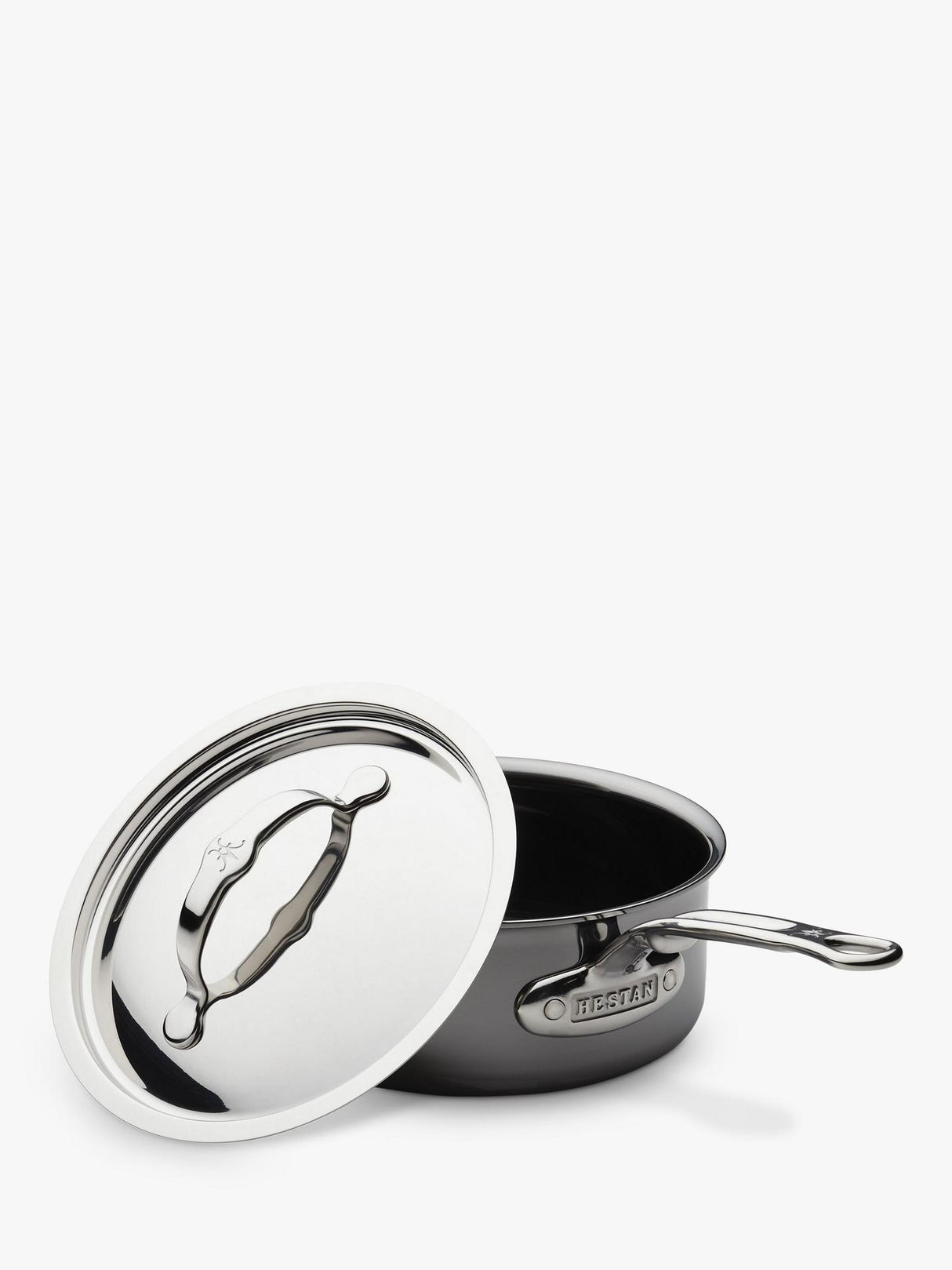 Hestan NanoBond Stainless Steel 1.4 Litre Non-Stick Saucepan & Lid 16cm